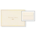 Gold and Cream Small Boxed Thank You Note Cards